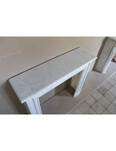 306 ANTIQUE LOUIS XIV “BOUDIN CARRÉ” FIREPLACE...