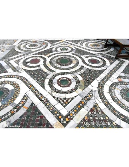 260 AG EXCEPTIONAL LOUIS XVI FLORAL "MACARON" COLUMN FIREPLACE MANTEL IN SUPERB CALACATTA GOLD MARBLE