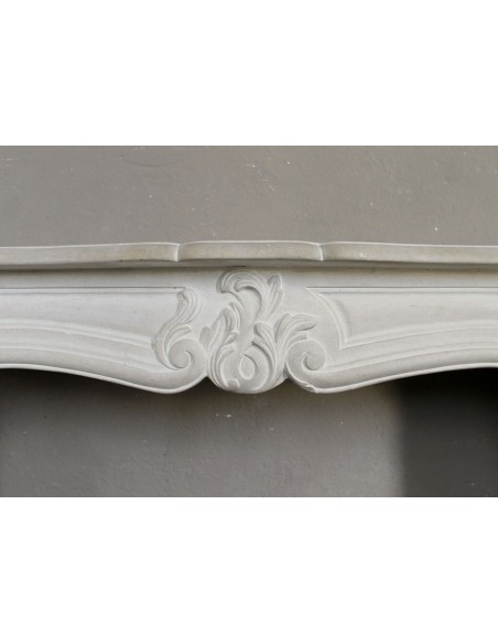 Antique stone fireplace mantel for sale at discounted price. This stone fireplace is a genuine bargain offer.