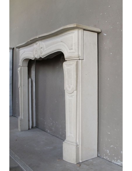Antique stone fireplace mantel for sale at discounted price. This stone fireplace is a genuine bargain offer.