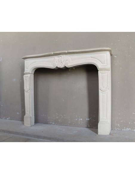 Antique stone fireplace mantel for sale at discounted price. This stone fireplace is a genuine bargain offer.