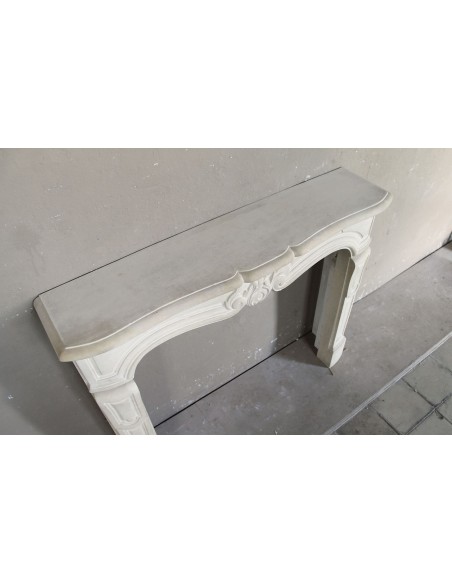 Antique stone fireplace mantel for sale at discounted price. This stone fireplace is a genuine bargain offer.