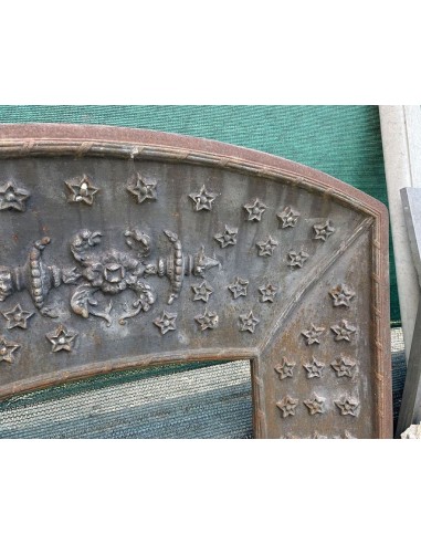 CG 035 CAMINETTO-CONTROCUORE NEOGOTICO E STELLATO