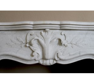 044 EXTREMELY RARE LOUIS XV “RAMO D'ULIVO” FIREPLACE... 2