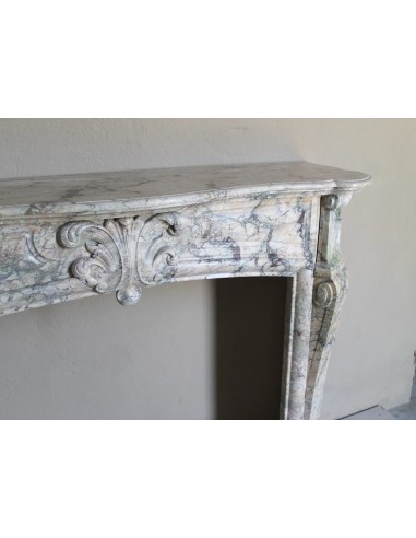 052 ANTIQUE TRANSITION "AMÉLIORÉ" FIREPLACE...