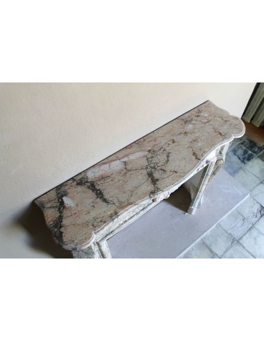 052 ANTIQUE TRANSITION "AMÉLIORÉ" FIREPLACE...