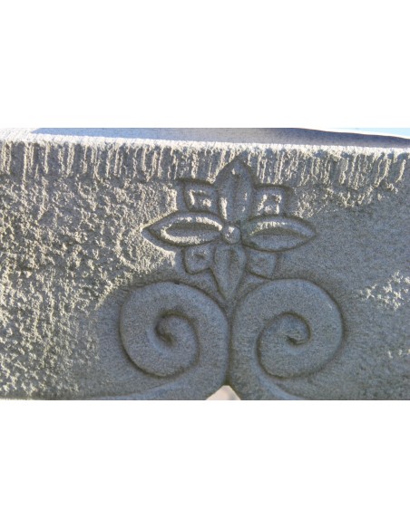 946 OCC NICE AND SMALL 20TH CENTURY "SARNICO" STONE FIREPLACE MANTEL