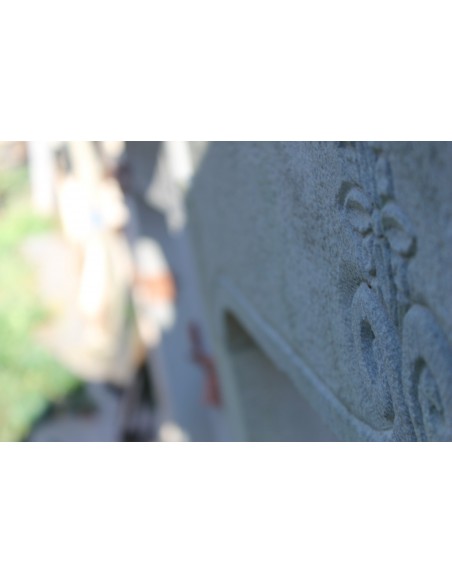 946 OCC NICE AND SMALL 20TH CENTURY "SARNICO" STONE FIREPLACE MANTEL