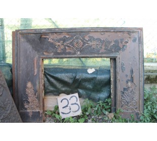 CG 033 CAMINETTO-CONTROCUORE  CON VOLTO DI MEDUSA