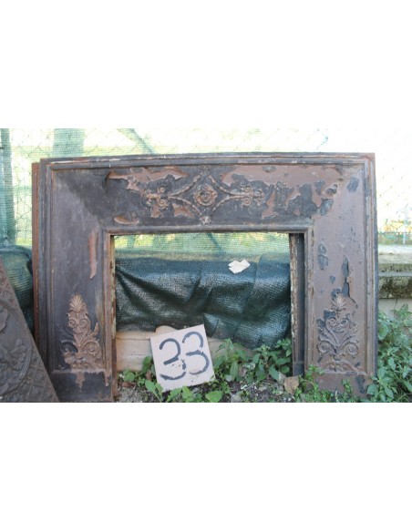 CG 033 CAMINETTO-CONTROCUORE  CON VOLTO DI MEDUSA