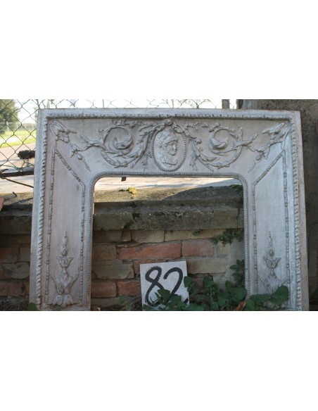 CG 082 ORIGINALE CONTROCUORE-CAMINETTO "TETE DE FEMME" NEOCLASSICO