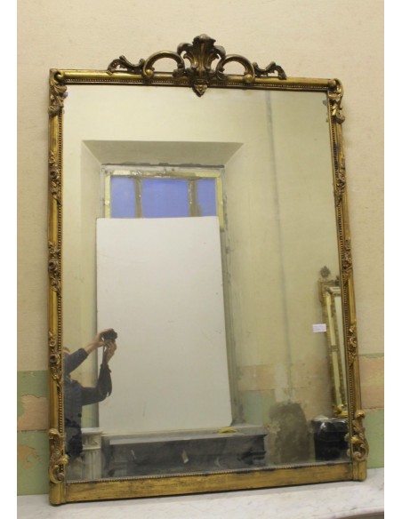 401G GRANDISSIMA CAMINIERA CON ORNATO BAROCCO E PULIZIA DI LINEE