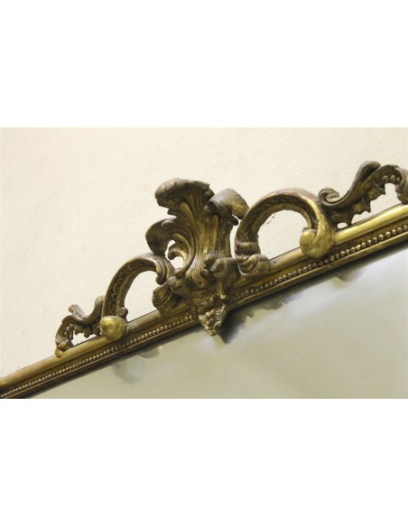 401G GRANDISSIMA CAMINIERA CON ORNATO BAROCCO E PULIZIA DI LINEE