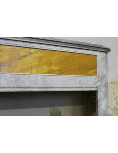 701 ART DECO FIREPLACE IN BARDIGLIO AND GIALLO...