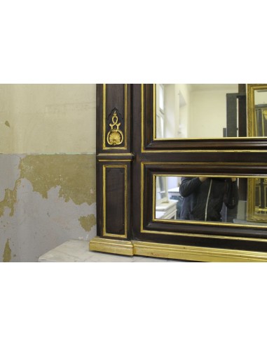 031G ORIGINALE CAMINIERA NEOCLASSICA IN LEGNO,...