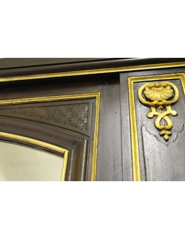 031G ORIGINALE CAMINIERA NEOCLASSICA IN LEGNO,...