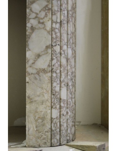 713 ANTIQUE ART DECO STYLE FIREPLACE CARVED IN...