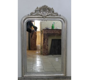 212M ARGENTATA SPECCHIERA LUIGI XV CON CIMASA ROCAILLE