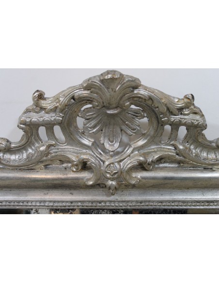 212M ARGENTATA SPECCHIERA LUIGI XV CON CIMASA ROCAILLE