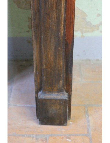 1003 ANTIQUE WOODEN "LOUIS PHILIPPE" FIREPLACE...