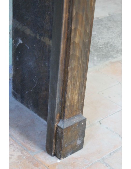 1003 ANTIQUE WOODEN "LOUIS PHILIPPE" FIREPLACE MANTEL