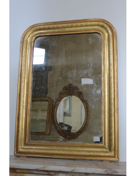 110P CLASSICA SPECCHIERA LUIGI FILIPPO CON GRAFFITAGGI GEOMETRICI