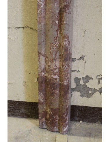 810 ANTIQUE ITALIAN FIREPLACE IN RARE "BRECCIA...