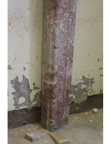 810 ANTIQUE ITALIAN FIREPLACE IN RARE "BRECCIA...