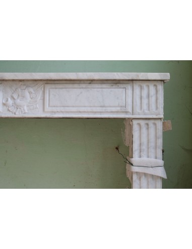 237 ORIGINAL LOUIS XVI FIREPLACE MANTEL IN...