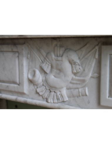 237 ORIGINAL LOUIS XVI FIREPLACE MANTEL IN...