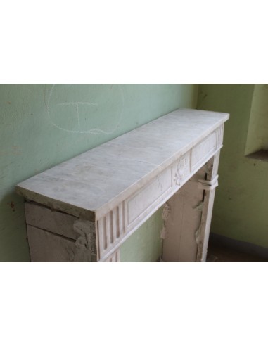 237 ORIGINAL LOUIS XVI FIREPLACE MANTEL IN...