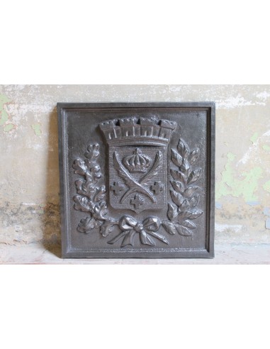 107 PIASTRA PER CAMINETTO APPELLATA  "PLAQUE DE L'ARMEE" IN ORIGINALISSIMA VERSIONE