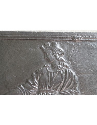 128 RARISSIMA PIASTRA PER CAMINO DETTA "ITALIA...