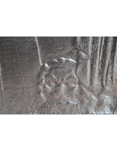 128 RARISSIMA PIASTRA PER CAMINO DETTA "ITALIA...