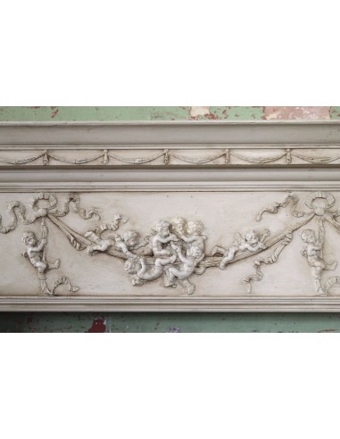 1003 AG IMPORTANT FIREPLACE MANTEL IN PINE...