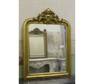 047P PICCOLA ELEGANTE SPECCHIERA LUIGI XV CON CIMASA 2