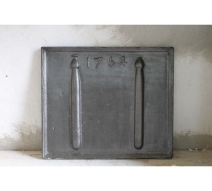 120 PIASTRA IN GHISA ARTISTICA DA CAMINO