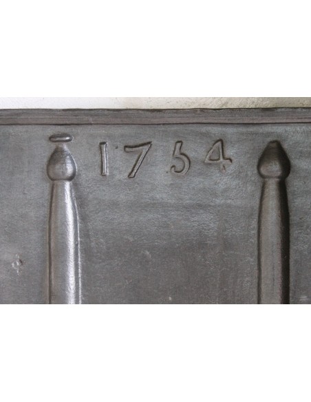 120 PIASTRA IN GHISA ARTISTICA DA CAMINO