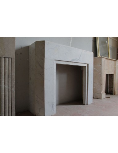 707 BEAUTIFUL ANTIQUE ART DECO-STYLE FIREPLACE...