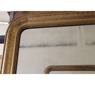 216 SPECCHIERA LUIGI FILIPPO A FOGLIA D'ORO E SPECCHIO AL... 2