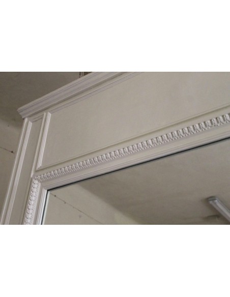 036G CAMINIERA "BIANCO SU BIANCO" ALLA MODA DEL PERIODO NAPOLEONE III