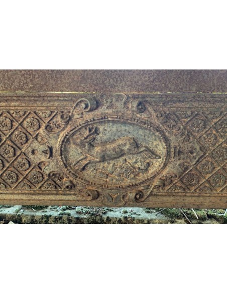 CG 058 CONTROCUORE LUIGI XVI IN FUSIONE DI GHISA ARTISTICA