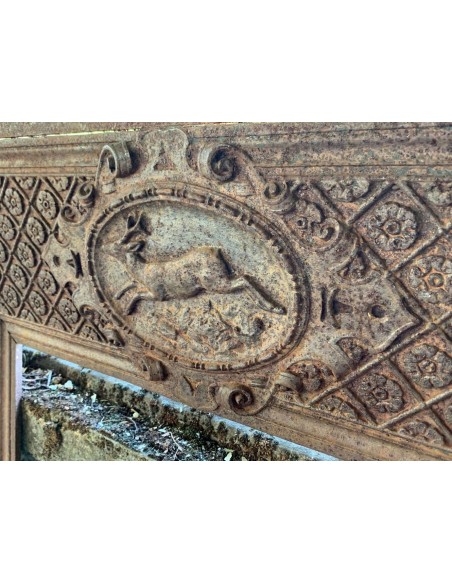 CG 058 CONTROCUORE LUIGI XVI IN FUSIONE DI GHISA ARTISTICA