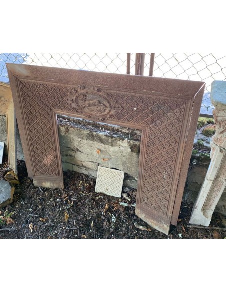 CG 058 CONTROCUORE LUIGI XVI IN FUSIONE DI GHISA ARTISTICA