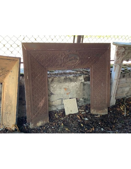 CG 058 CONTROCUORE LUIGI XVI IN FUSIONE DI GHISA ARTISTICA