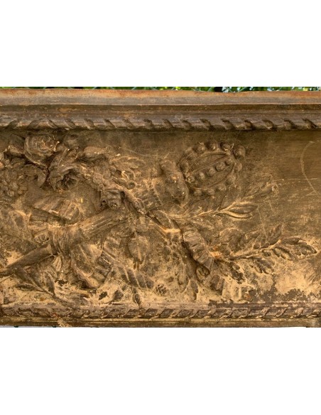 CG 083 "IMPERIALE" CAMINO CONTROCUORE IN GHISA ARTISTICA