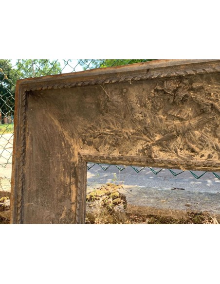 CG 083 "IMPERIALE" CAMINO CONTROCUORE IN GHISA ARTISTICA