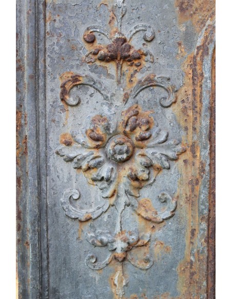 CG 050 CAMINETTO CONTROCUORE IN FUSIONE DI GHISA D'ARTE