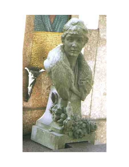 003GH ANTIQUE LARCHER "NAUTILUS" CAST-IRON FIREPLACE MANTEL