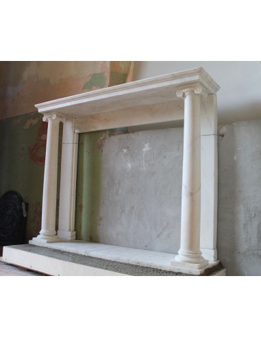 500 ANTIQUE ELEGANT EMPIRE STYLE FIREPLACE IN...